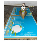 Karen Burniston Fishing Clear Stamp and Fishing Boat Add Ons Die Set let's fish
