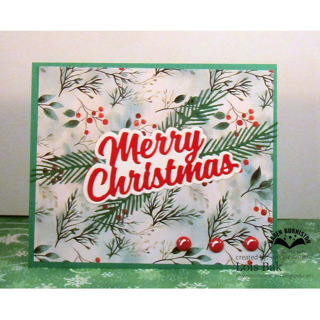 Karen Burniston Pine Cone Dies 1311 christmas