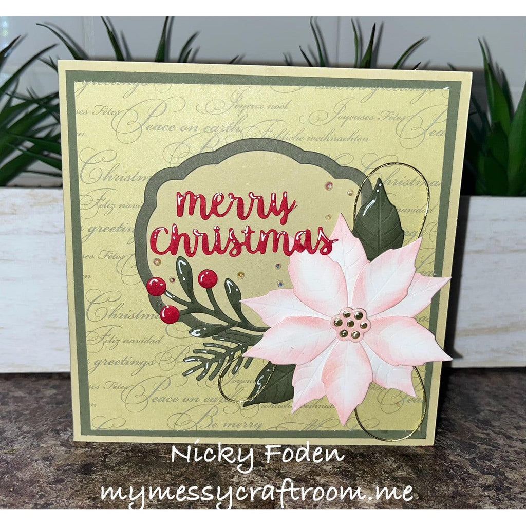 Karen Burniston Poinsetta Dies 1286 pink