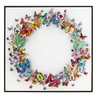 Katy Sue Designs A Kaleidoscope of Die Cut Butterflies 12-dce010kbf wreath