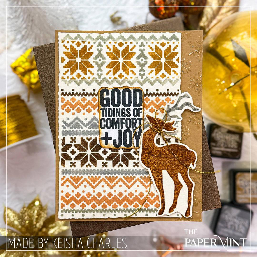 Tim Holtz Cling Rubber Stamps Season's Silhouettes cms117