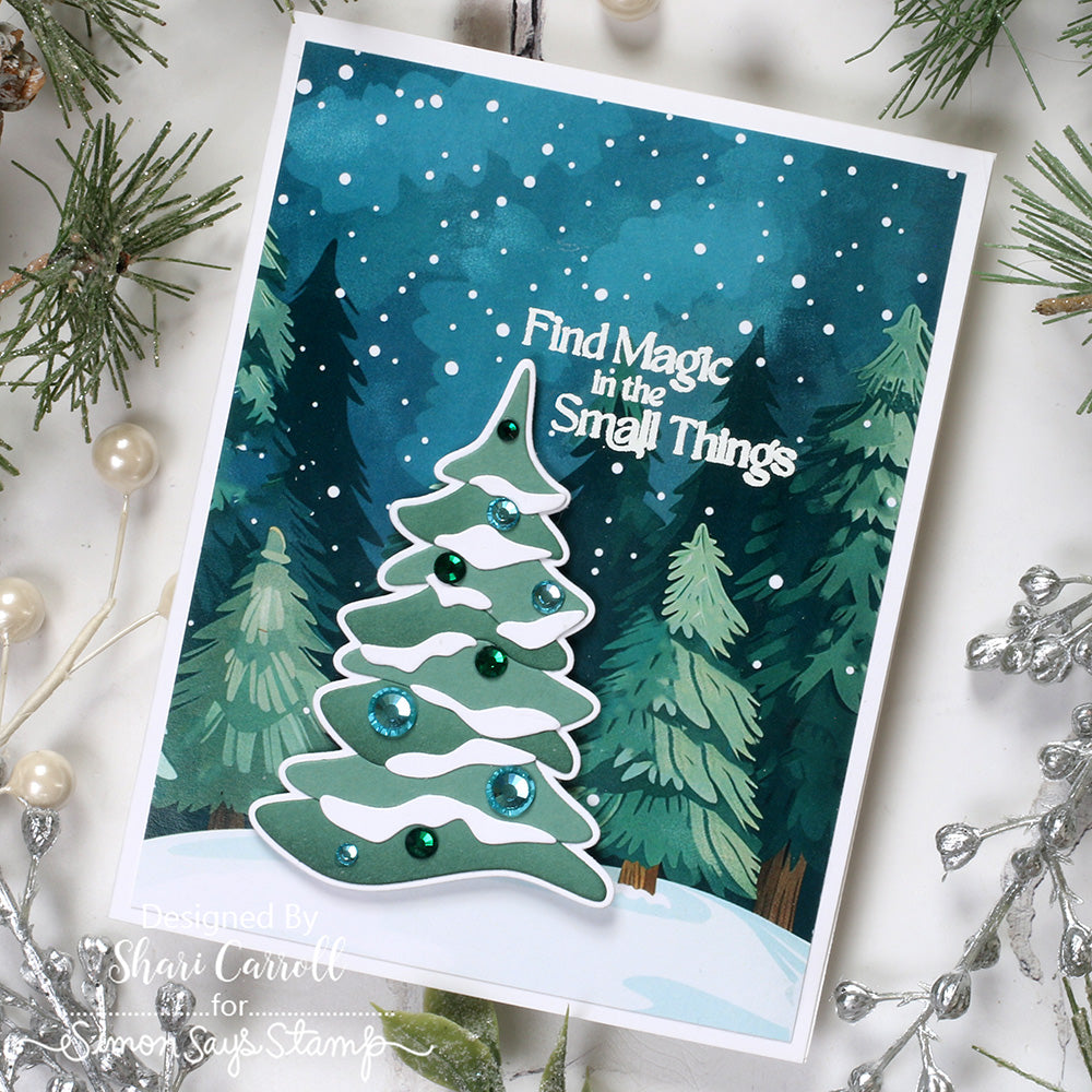 Simon Says Stamp Card Kit of the Month January 2026 The Small Things ck0126 Winter Card | color-code:ALT07