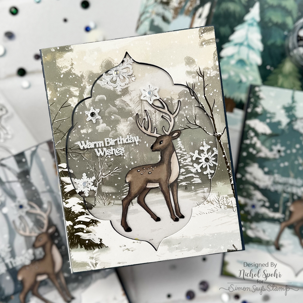 Simon Says Stamp Card Kit of the Month January 2026 The Small Things ck0126  Winter Birthday Card | color-code:ALT22