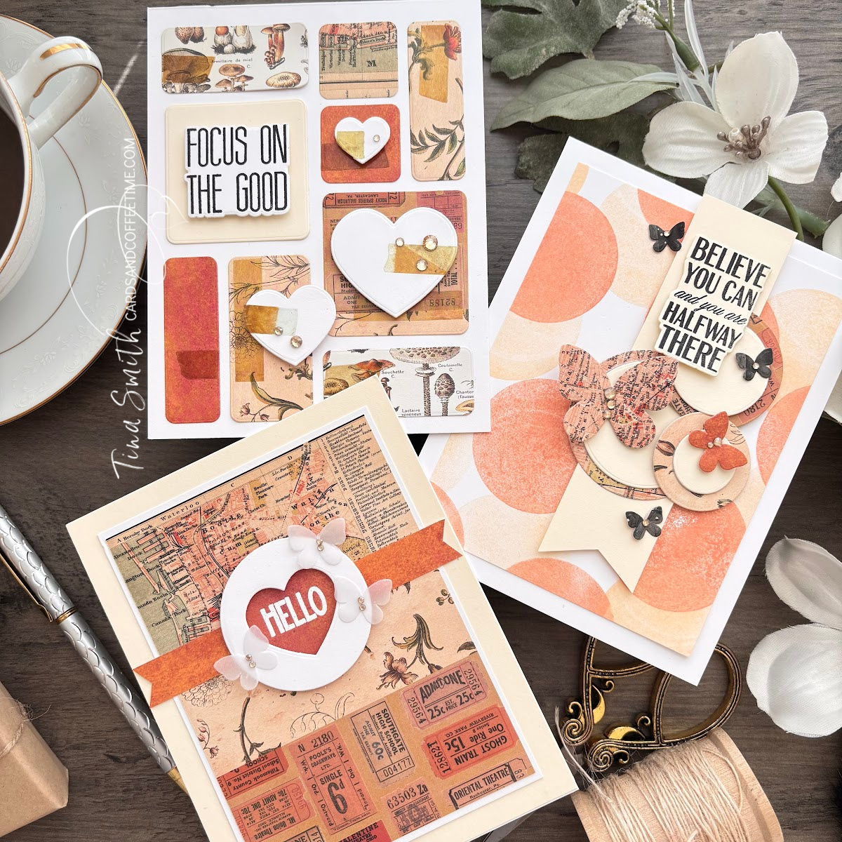 Simon Says Stamp Artful Palette Wafer Dies 1587sdc Collage Cards | color-code:ALT11
