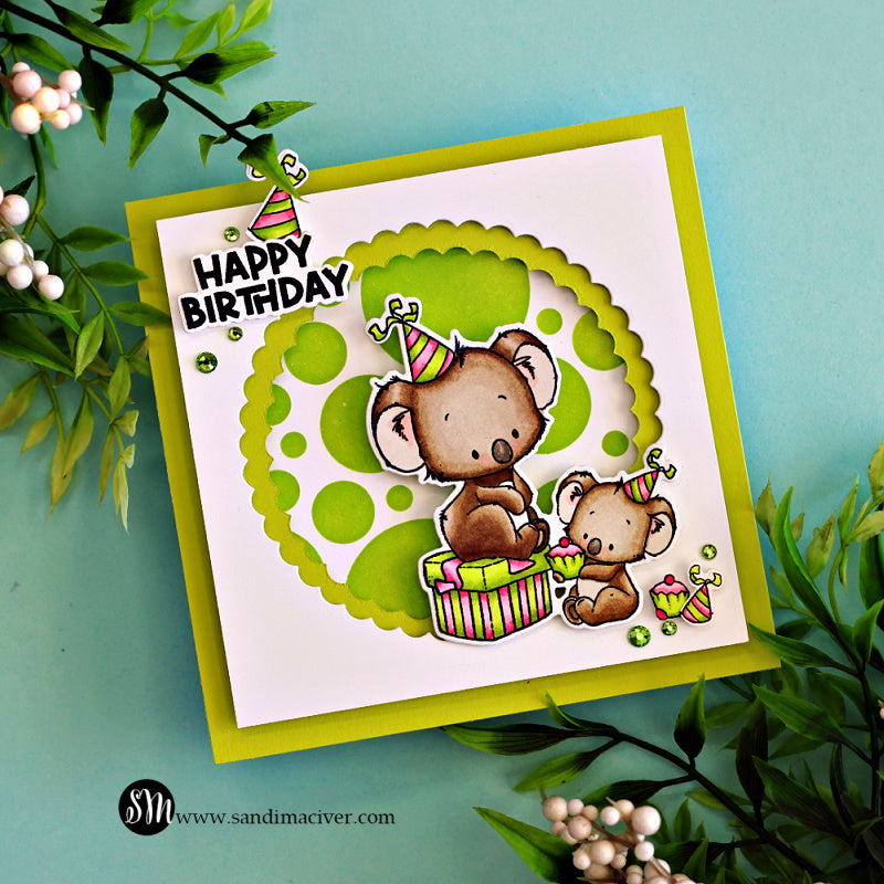 Simon Says Stamps and Dies Koala-ty Birthday set1025kb Birthday Card | color-code:ALT01