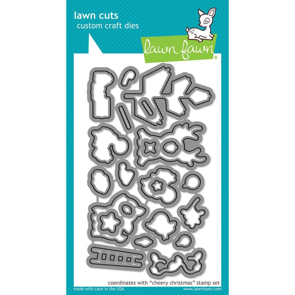Lawn Fawn Cheery Christmas Lawn Cuts Dies lf1217