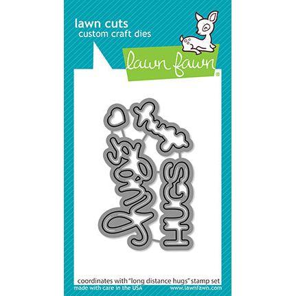 Lawn Fawn Long Distance Hugs Die Cuts lf2511