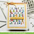 Lawn Fawn Set All the Party Hats Stamps and Dies lf6atpa critter birthday