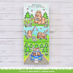 Lawn Fawn Set Car Critters Road Trip Add-On Stamps and Dies lf6rta best fishes
