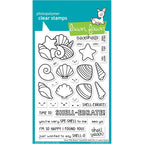Lawn Fawn How You Bean? Seashell Add-On Clear Stamps lf3169