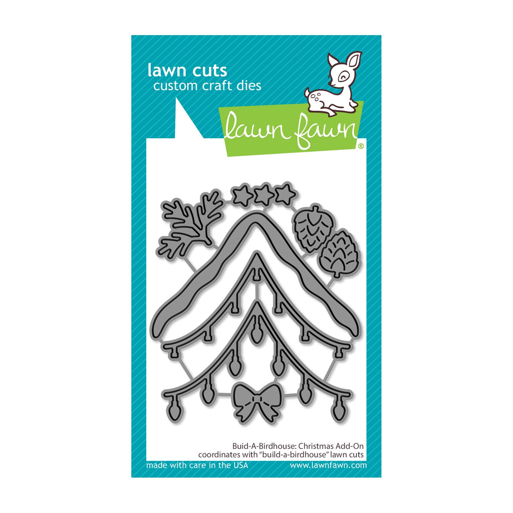 Lawn Fawn Build-A-Birdhouse Christmas Add-On Dies lf3252
