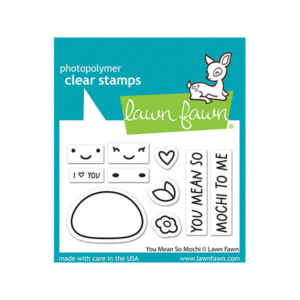 Lawn Fawn You Mean So Mochi Clear Stamps lf3307
