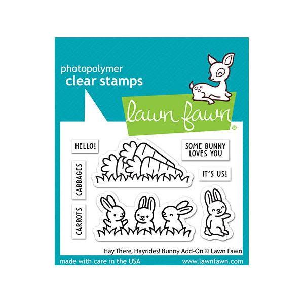 Lawn Fawn Hay There, Hayrides! Bunny Add-On Clear Stamps lf3357