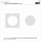 Lawn Fawn Give It a Whirl Template Stencil lf3368 individual components