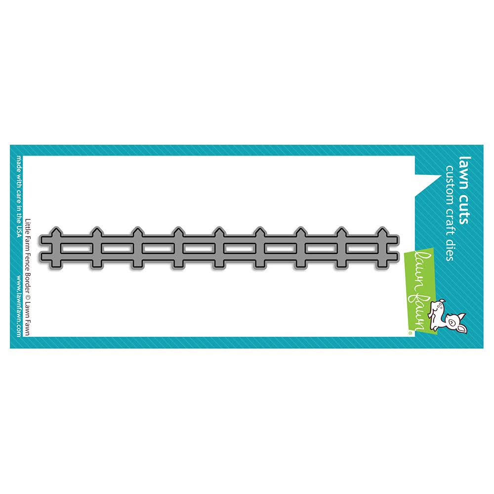 Lawn Fawn Little Farm Fence Border Die lf3383