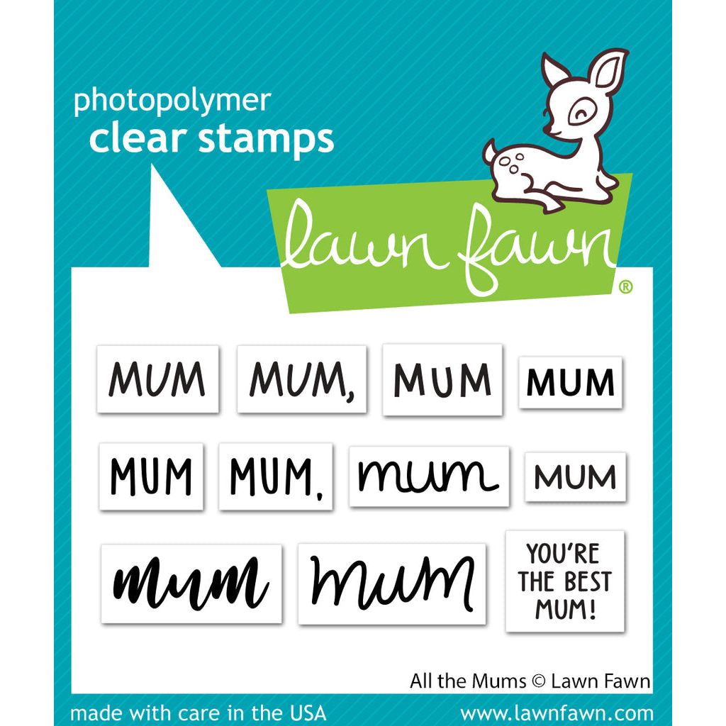 Lawn Fawn All the Mums Clear Stamps lf3457