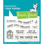 Lawn Fawn Cheesy Christmas Add-On Clear Stamps lf3502