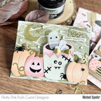Pretty Pink Posh Mummy Wrap Stencil ghost mug | color-code:ALT01