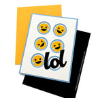 CZ Design Stamps and Dies LOL + Emoji Bundle set1034lot Happy Camper LOL Card | color-code:ALT01