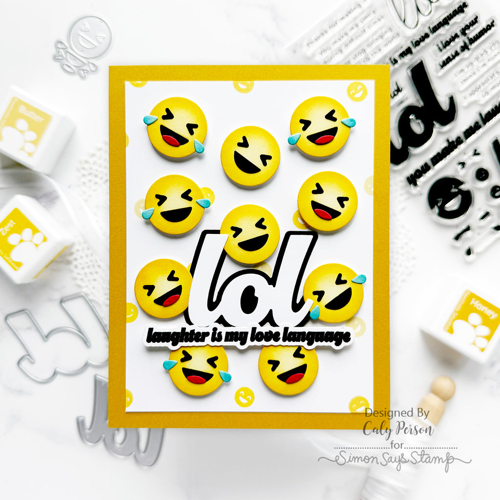 CZ Design Clear Stamps LOL cz396c Happy Camper LOL Card | color-code:ALT04