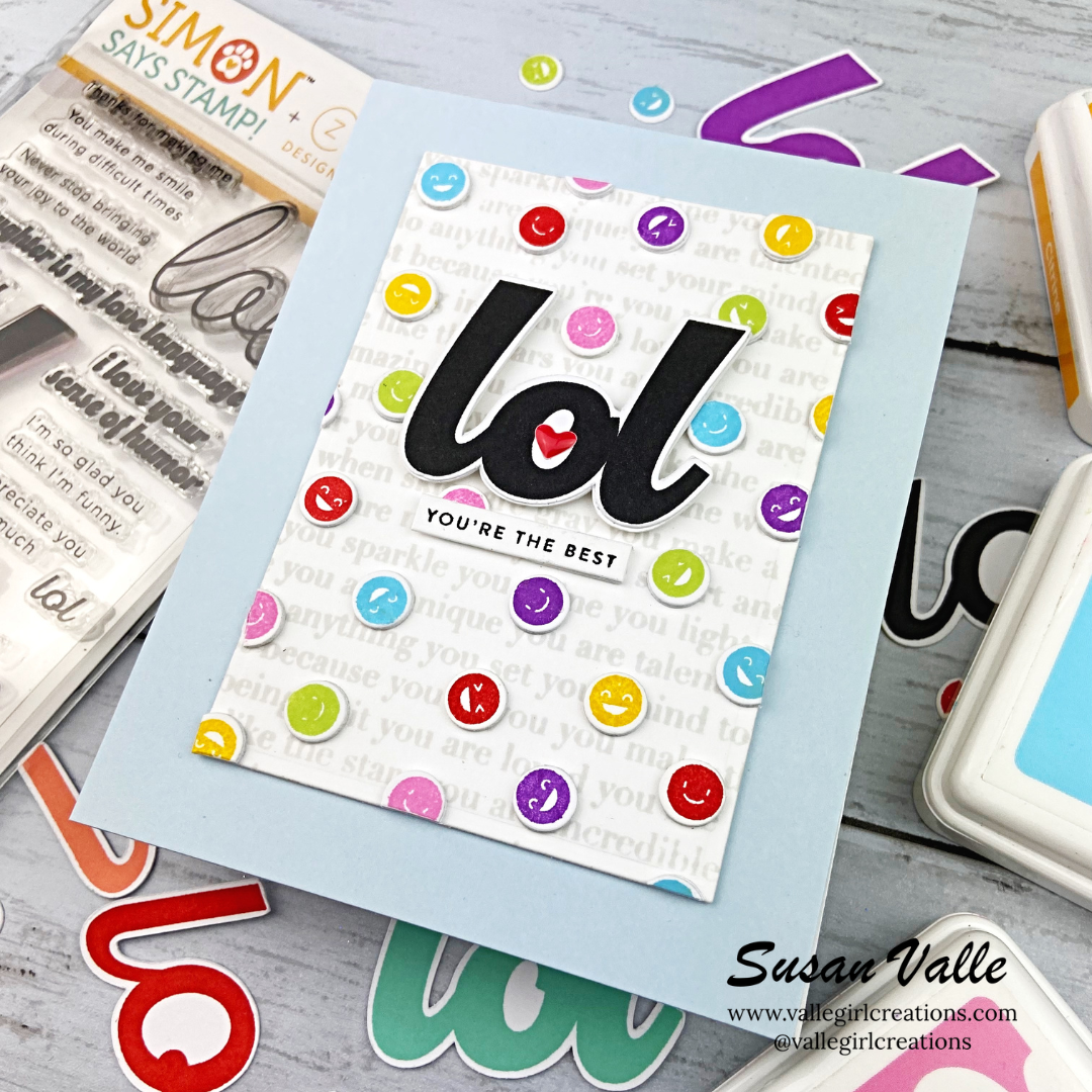 CZ Design LOL Wafer Dies czd268c Happy Camper LOL Card | color-code:ALT04