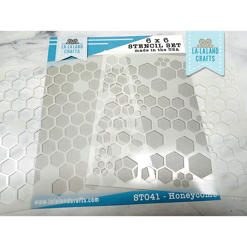 La-La Land Crafts Honeycomb Stencils st041