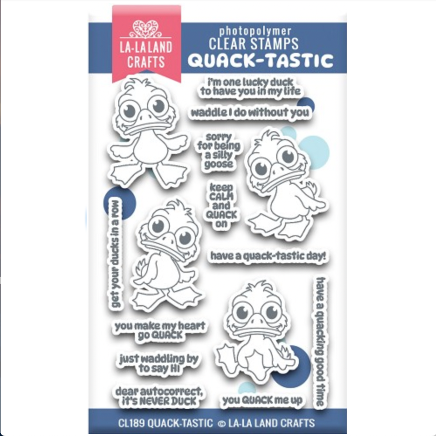 La-La Land Crafts Quack-tastic Clear Stamps cl189