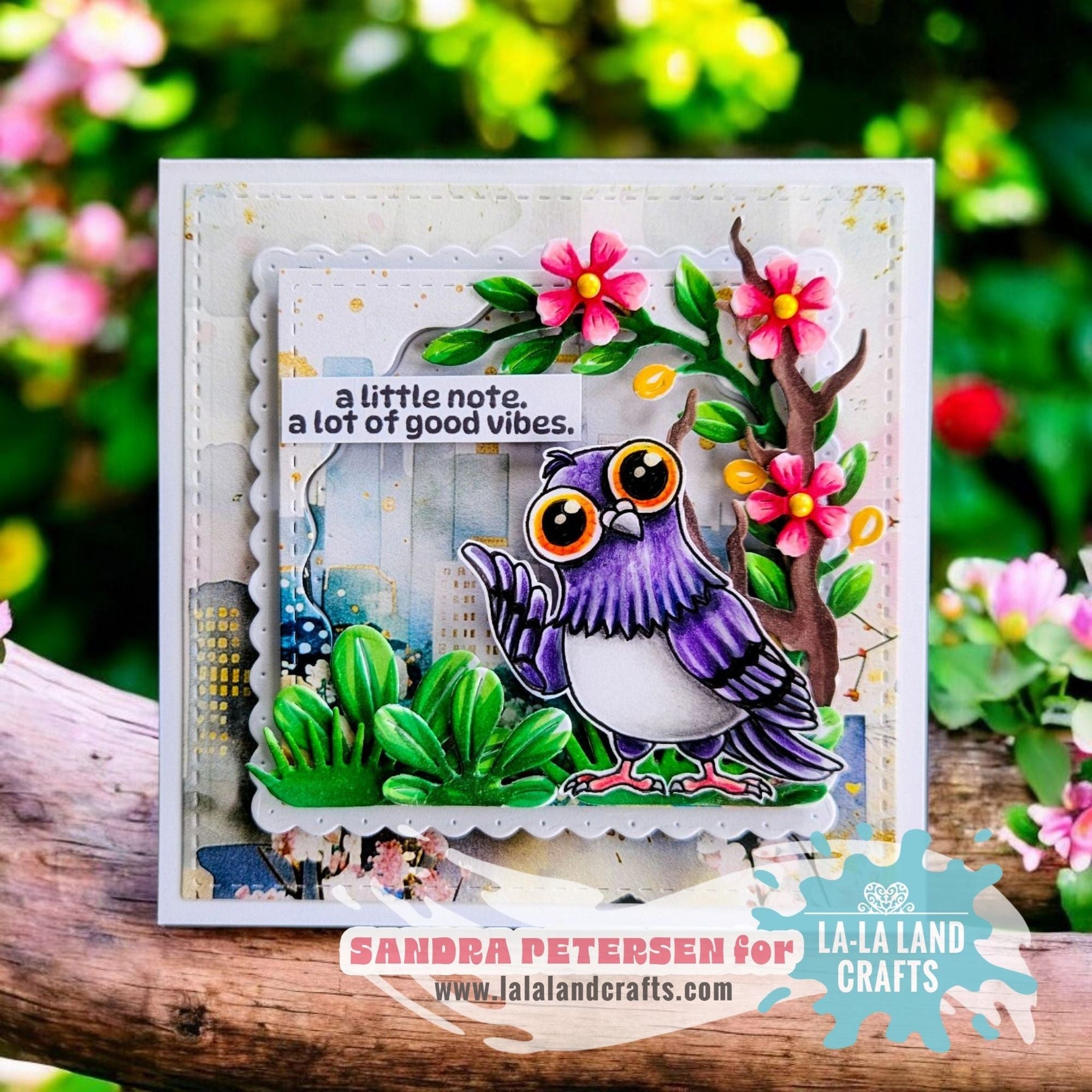 La-La Land Crafts Skyscrapers Stencils st043 flowers