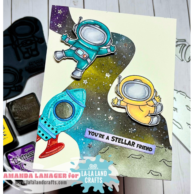 La-La Land Crafts Spaceship Dies 8910 friend