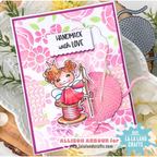 La-La Land Crafts Spring Flowers Stencils st038 fairy