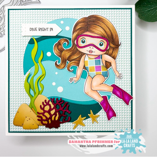 La-La Land Crafts Summer Vibes 6 x 6 Paper Pack dp018 diving