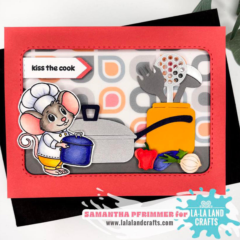 La-La Land Crafts Veggies Dies 8983 cook