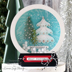 Simon Says Stamp Label Slides Wafer Dies 1353sdc Sugar and Spice Christmas Decor