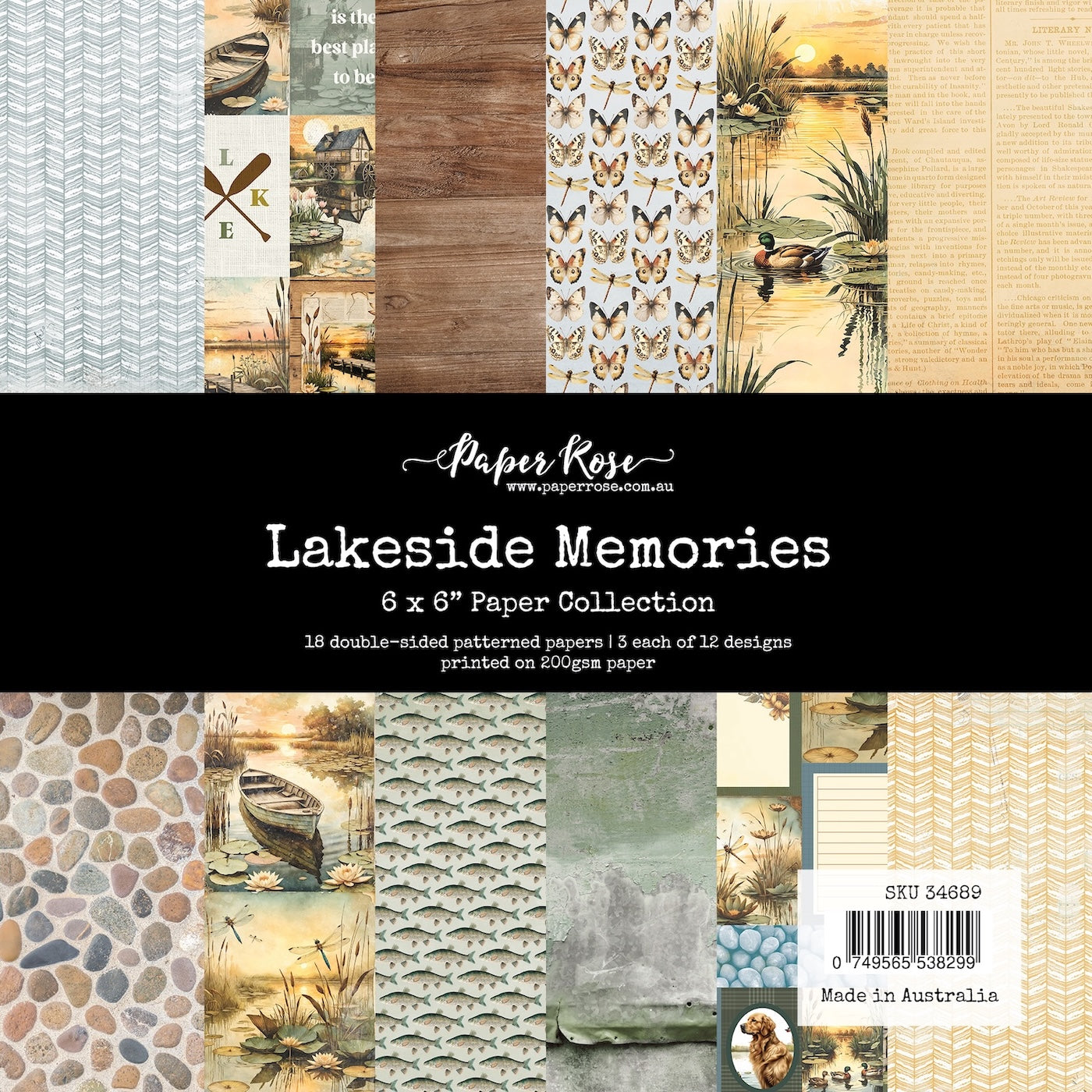 Paper Rose Lakeside Memories 6x6 Paper 34689