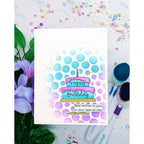 Gina K Designs Birthday Wishes Stamps and Dies dwdie0537 Happy Birthday best wishes to you on your special day 