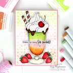 Simon Says Stamp Stencils Lattice Tile 1022st Be Bold Thanks Card