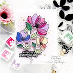 Simon Says Stamp Stencils Lattice Tile 1022st Be Bold Birthday Card | color-code:ALT06