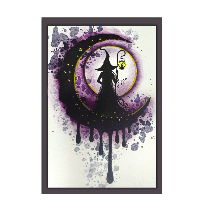 Lavinia Stamps Autumn Mist Stencils lsss013 moon