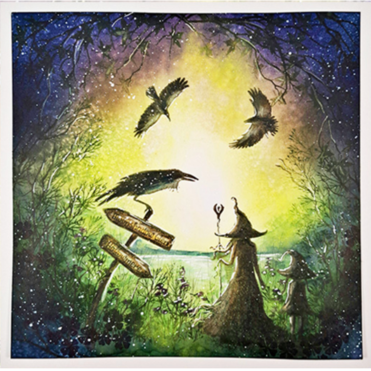 Lavinia Stamps Blue Atoll Elements Re-Inker lser-19 crows