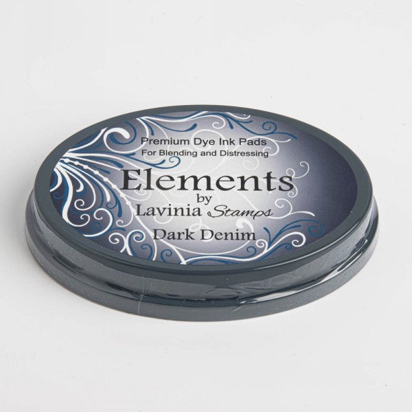 Lavinia Stamps Dark Denim Elements Dye Ink Pad and Re-Inker Set image 1