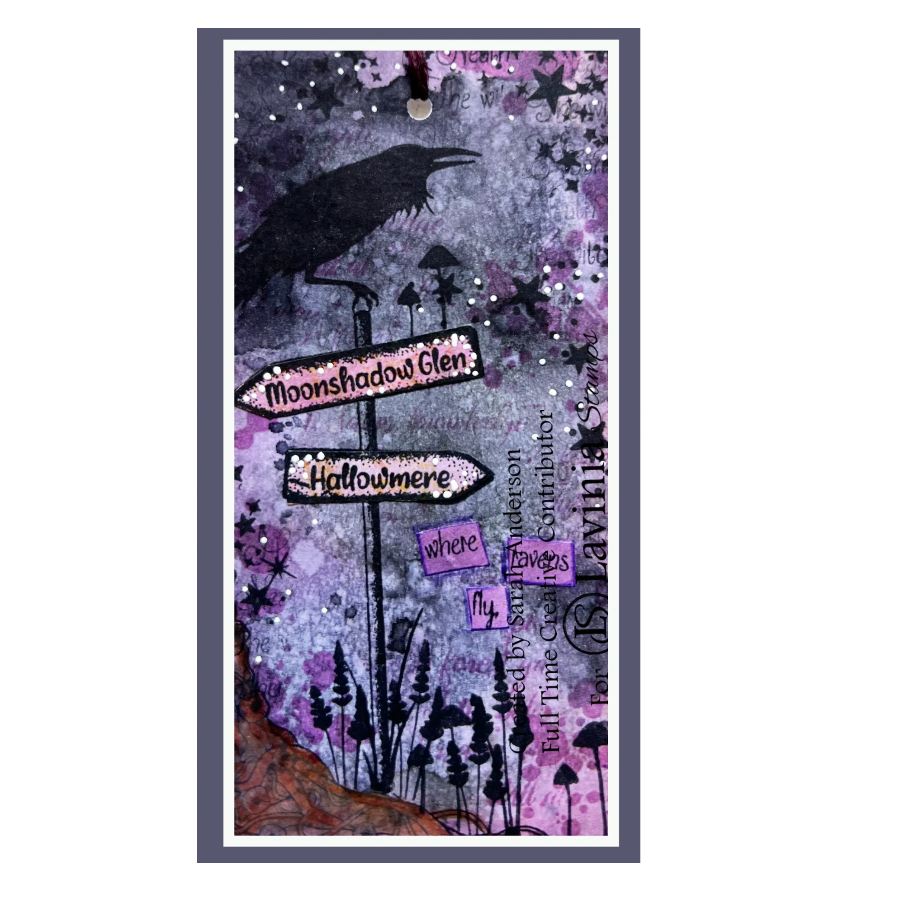 Lavinia Stamps Hallowmere Clear Stamp lav1000 purple