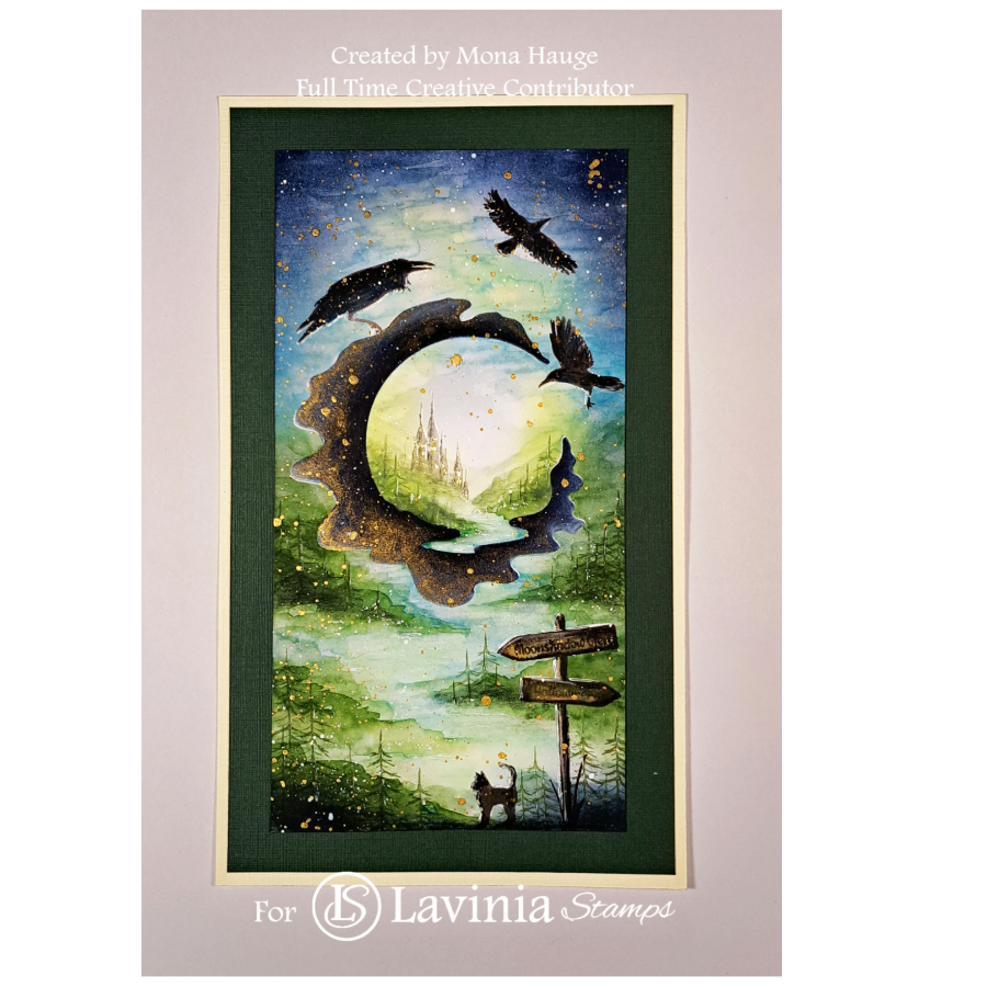 Lavinia Stamps Hallowmere Clear Stamp lav1000 ravens