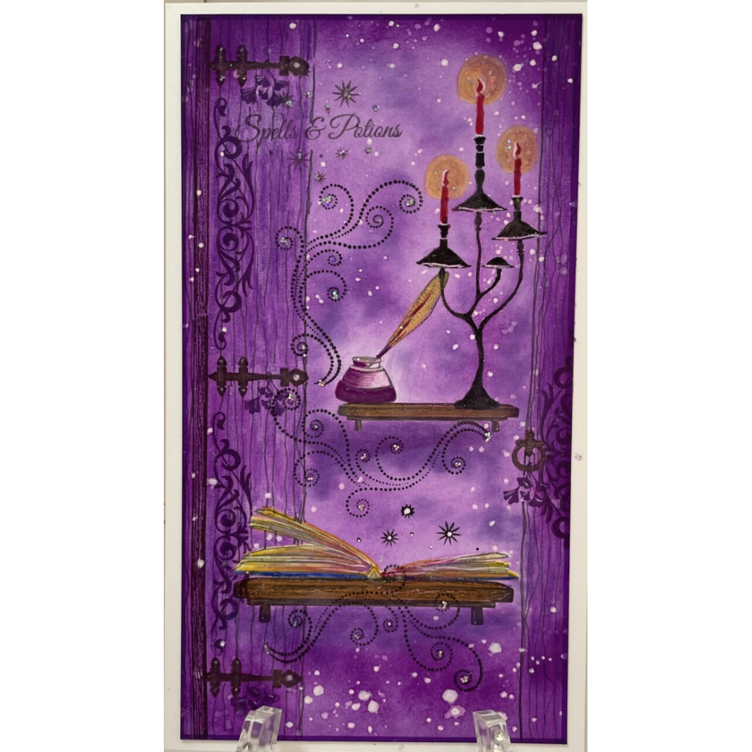Lavinia Stamps Inkpot Clear Stamp lav968 purple