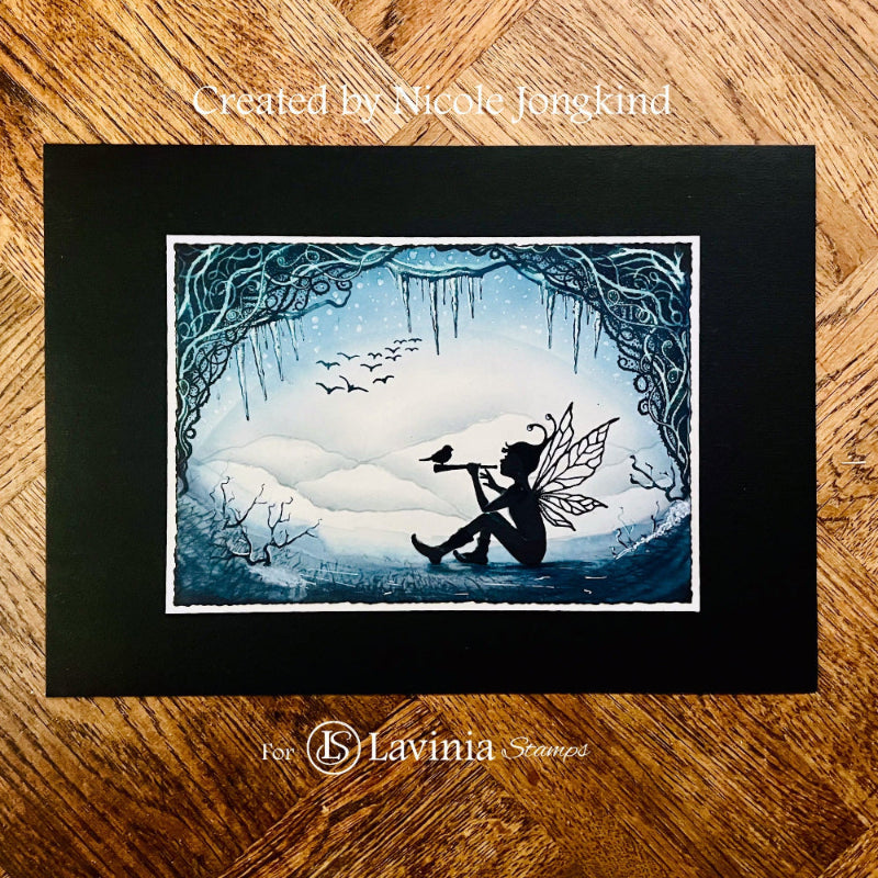Lavinia Stamps Moonspikes Clear Stamp lav1015 ice