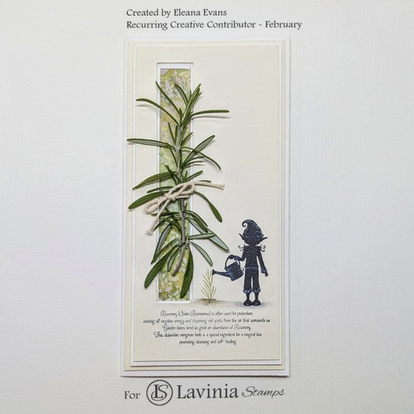 Lavinia Stamps Rosemary Clear Stamps lav947 watering can