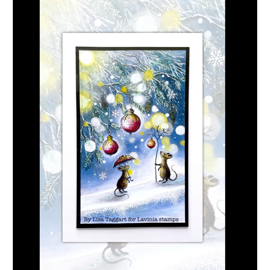 Lavinia Stamps Starpine Clear Stamps lav1017 lights