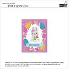 Lawn Fawn Build-A-Bunny Dies lf3682 Happy Easter