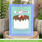 Lawn Fawn Build-A-Cake Dies lf3799 celebrate