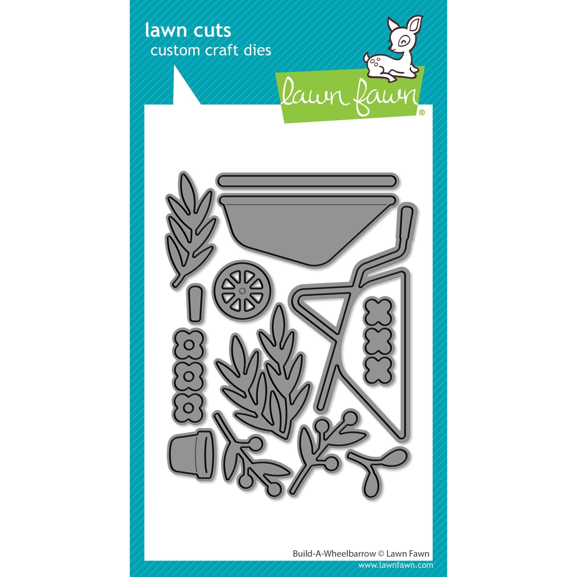 Lawn Fawn Build-A-Wheelbarrow Dies lf4043