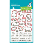 Lawn Fawn Capybaras! Dies lf3765 outlined stamps